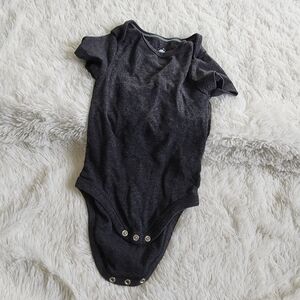 Cloud island dark grey bodysuit onesie size 12 months